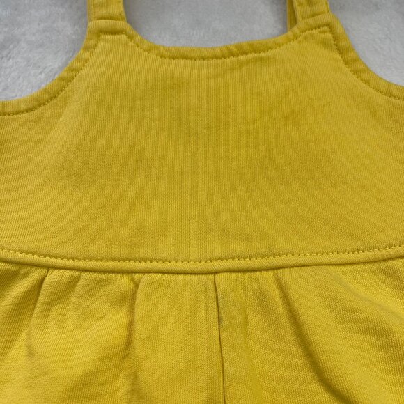 Hanna Andersson Easy Romper In Organic French Terry Unisex 85cm US 2 Yellow - Picture 5 of 9